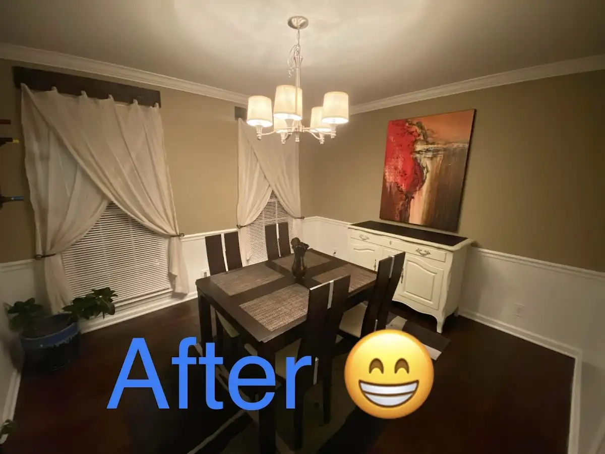 Professional dining room restoration after water damage in Hoschton