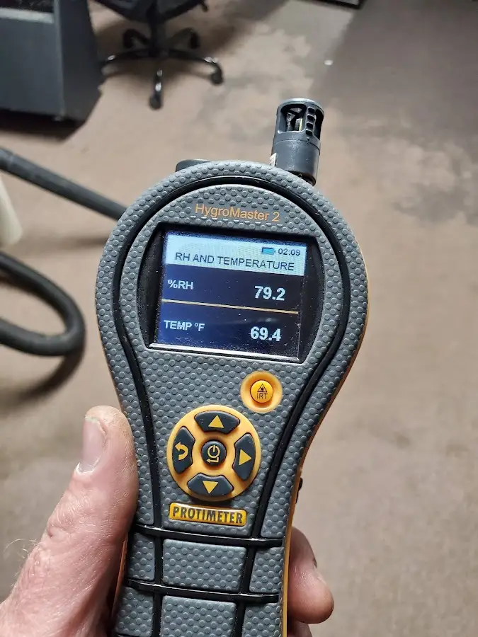 Moisture meter humidity assessment for Mold Remediation & Removal in Hoschton